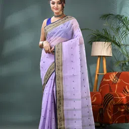 DESH BIDESH Woven Design Zari Pure Cotton Saree-picture-18