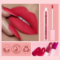 SHRYOAN Butter Luxe Satin Matte Liquid Lipstick-6ml-Baecation image 3