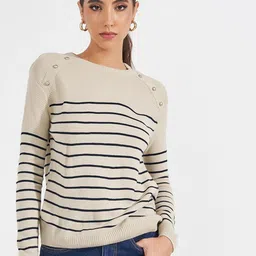 Styli Women Striped Pullover-picture-40