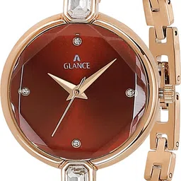 AGLANCE TX1031 EXCLUSIVE ORIGINAL ROSE GOLD PLATED WATCH Analog Watch - For Girls AGL_AGLANCE TX1031 EXCLUSIVE ORIGINAL ROSE GOLD PLATED WATCH-image-1