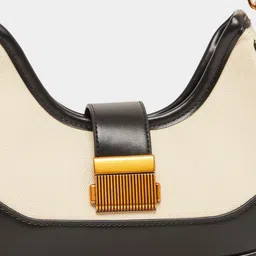 Styli Colourblocked PU Half Moon Shoulder Bag image 2