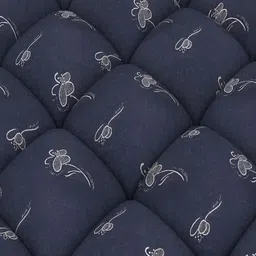 COIRFIT Blue & Grey Quilted Cotton Orthopedic Queen Size Mattress image 2