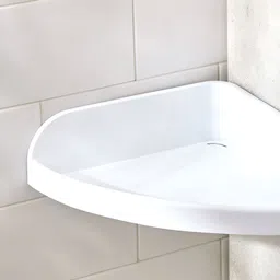 Home Centre White Solid Polypropylene Bath Accessories Set image 5