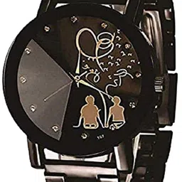 Miss Perfect Unisex Printed Dial & Bracelet Style Straps Analogue Watch jk_788 image 2