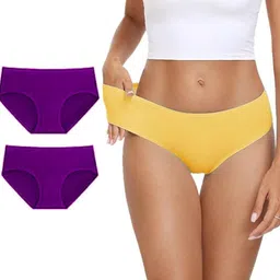 Diving Deep Women Pack of 3 Cotton Hipster Briefs-picture-37