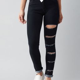 Miss Chase Women Slim Fit High-Rise Stretchable Jeans-picture-16