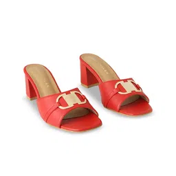 CHAAL CHALAN Women PU Work Block Sandals-picture-38