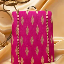ARTKLIM Printed Shoulder Strap Box Clutch-picture-16