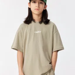 LULU & SKY Girls Drop-Shoulder Sleeves Boxy T-shirt-picture-18