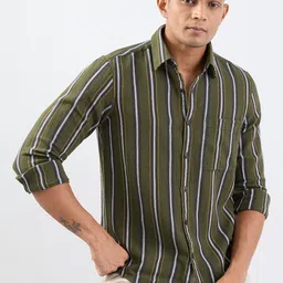 SPYKAR Men Cotton Casual Shirts image 5