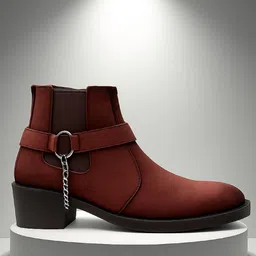 Bxxy Men Square-Toe Block Chelsea Boots-picture-26