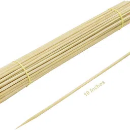 asian hobby crafts Satay Sticks Bamboo Skewers: 150 pcs Approx : Size : 10 inches image 4