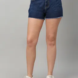 TARAMA Women High-Rise Outdoor Denim Shorts-picture-16