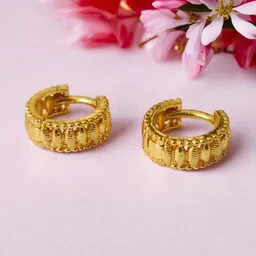 SHREE KRISHNA SHOPPING Unisex Gold-Plated Brass Earrings-picture-46