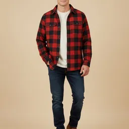 Mast & Harbour Men Spread Collar Open Front Jacket-picture-16