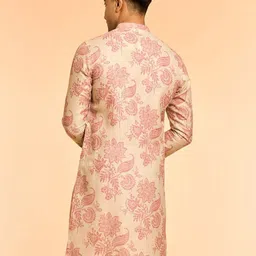 Diwas by Manyavar Men Floral Printed Kurta image 3