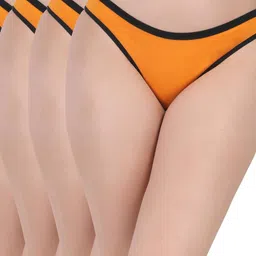 ORLIZEA Set Of 5 Cotton Blend Thongs-picture-30