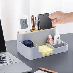 nowexp 7 Compartments plastic pen stand, holder image 2