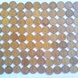 manmai coins 99 COINS LOT - 20 Paise (Mahatma Gandhi) 1869-1948 Circulating commemorative coin : The centennial of Mahatma Gandhi's birth Aluminium-bronze 4.5 g 22 mm - CIRCULATED CONDITION - INDIA Medieval Coin Collection image 2