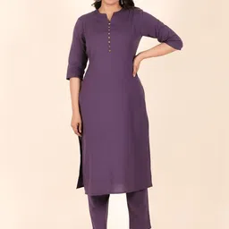 Aramya Women Thread Work Kurta image 1