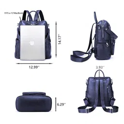 truearch Women Solid Backpack image 3