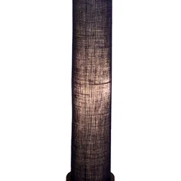 Devansh Blue & Brown Cylinder FloorLamps image 2