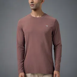 Technosport Men Brand Logo Anti Static Slim Fit T-shirt image 3