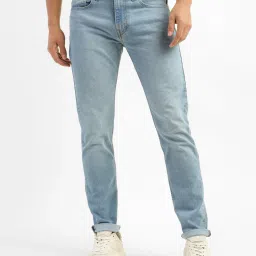 Men's 512 Blue Slim Tapered Fit Mid Rise Jeans-image-90