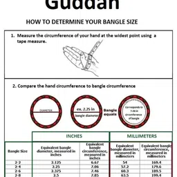 Guddan Set of 60 Light Radium & Golden Metal Velvet Bangle Set image 3