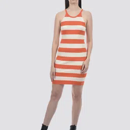 CAMLA Women Striped Bodycon Dress-picture-19