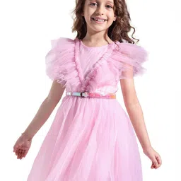 Hola Bonita Net Peplum Dress-image-6