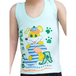 NEW TRINATH HOSIERY Kids Pack Of 6 Printed Pure Cotton Tank Innerwear Vests image 3