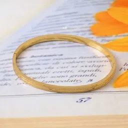 Jewar Mandi Stainless Steel Rose Gold-Plated Bangle-Style Bracelet-image-80