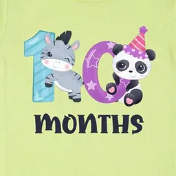 Arvesa Infants Printed Round Neck Bodysuits image 3