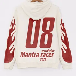 The Youth Mantra Men Printed Hooded Sweatshirts image 2