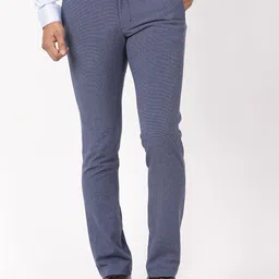 Indian Terrain Men Brooklyn Slim Fit Formal Trousers-image-93