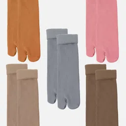 StyFun Women Pack Of 5 Calf-Length Thermal Winter Socks-picture-12