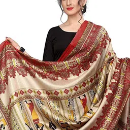 Kemza Madhubani Printed Cotton Silk Dupatta image 3