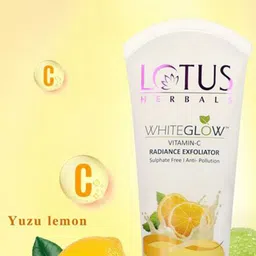 Lotus Herbals Set Of WhiteGlow Vitamin C Radiance Face Wash & Exfoliater - 100 g Each image 3
