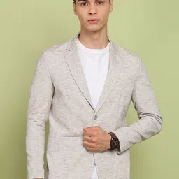 FUBAR Striped Slim Fit Single-Breasted Blazer-picture-33