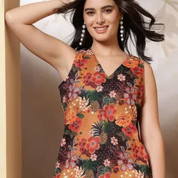 Anouk Rustic Floral Print Top-image-30