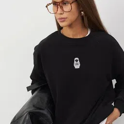 LULU & SKY Graphic Printed Round Neck Pullover Sweatshirt-picture-24