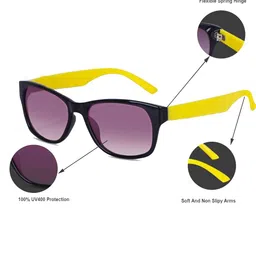 EYMEN I Unisex Square Sunglasses eym_IYellow Black Jari 299 image 5