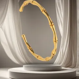 RKB Sales Women Cubic Zirconia Antique Gold-Plated Cuff Bracelet-picture-34