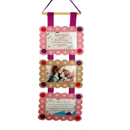 Archies Pink & Yellow You Are The Best Mother Wall Hanging Photo Frame-picture-13