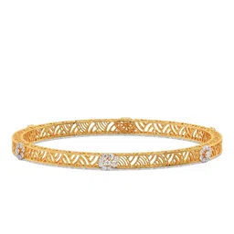 CANDERE A KALYAN JEWELLERS COMPANY 18Kt Gold Bangle Diamond - 6.96g-image-89