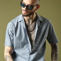 THE BEETEL HOUSE Men Relaxed Casual Shirt-image-5