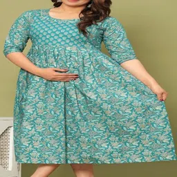 MAINA CREATION Women Floral Printed Floral Anarkali Kurta image 3