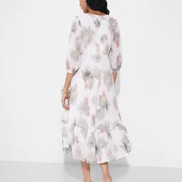 Annabelle by Pantaloons Floral Print Fit & Flare Midi Dress image 5