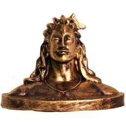 MISS PEACH Gold-Toned Symbol Of Ultimate Yogic Wisdom Showpiece image 4
